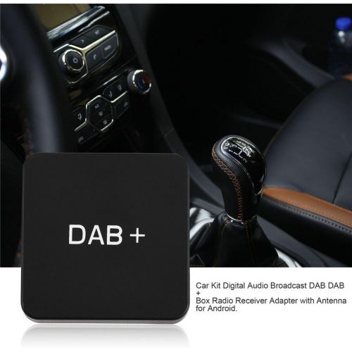 [아마존베스트]-Service-Informationen DAB+ Car Radio Receiver Transmitter, Car DAB Adapter Radio Receiver Adapter with Antenna for Android, Plug and Play, Integrated Coding, Compatible with Android 5.1 and above
