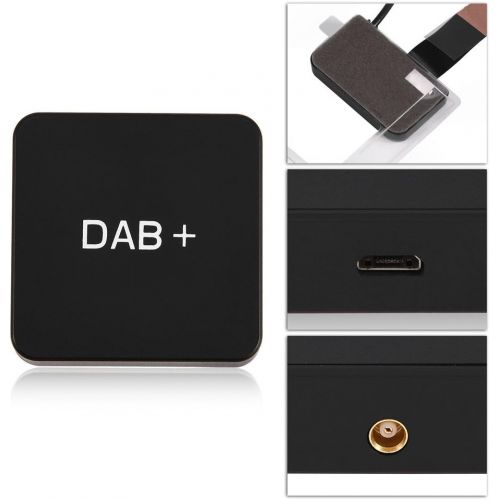  [아마존베스트]-Service-Informationen DAB+ Car Radio Receiver Transmitter, Car DAB Adapter Radio Receiver Adapter with Antenna for Android, Plug and Play, Integrated Coding, Compatible with Android 5.1 and above