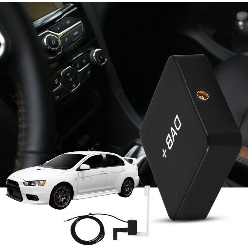  [아마존베스트]-Service-Informationen DAB+ Car Radio Receiver Transmitter, Car DAB Adapter Radio Receiver Adapter with Antenna for Android, Plug and Play, Integrated Coding, Compatible with Android 5.1 and above