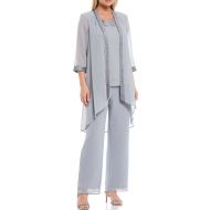 Le Bos Evening 3-Piece Chiffon Pant Set