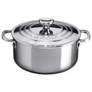 Le Creuset Stainless Steel Shallow Casserole with Lid