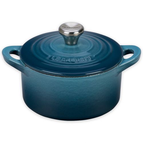 르크루제 Le Creuset 0.33 qt. Mini Round Cocotte with Stainless Steel Knob