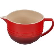 Le Creuset Stoneware Signature Batter Bowl, 3.25qt., Cerise