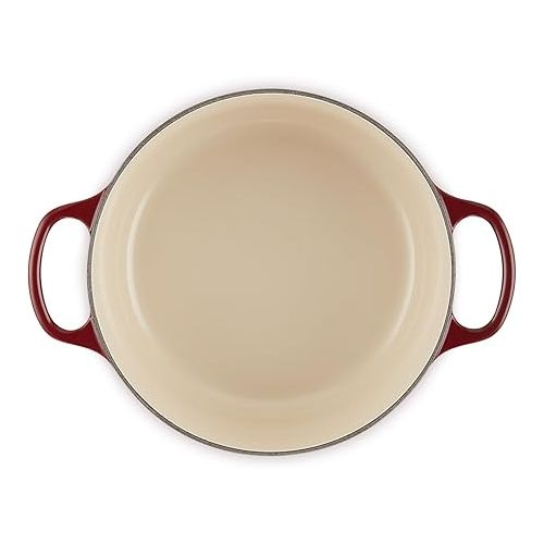 르크루제 Le Creuset Enameled Cast Iron Signature Round Dutch Oven, 4.5 qt., Rhone