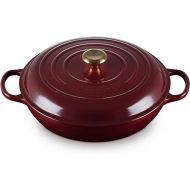 Le Creuset Enameled Cast Iron Signature Braiser, 3.5 qt., Rhone