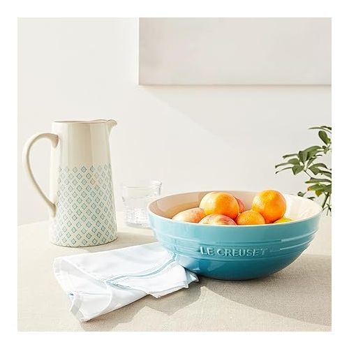 르크루제 Le Creuset Stoneware Large Multi Bowl, 3.1 qt., Caribbean