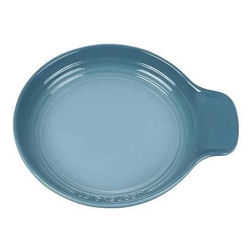 르크루제 Le Creuset Signature Stoneware Spoon Rest, 6 Inches, Caribbean