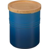 Le Creuset Stoneware Canister with Wood Lid, 2.5 qt. (5.5