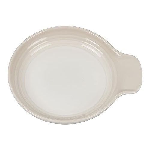 르크루제 Le Creuset Signature Stoneware Spoon Rest, 6 Inches, Meringue