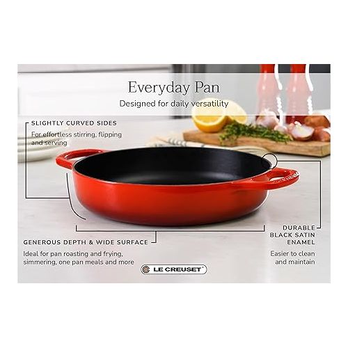 르크루제 Le Creuset Signature Cast Iron Everyday Pan, 11