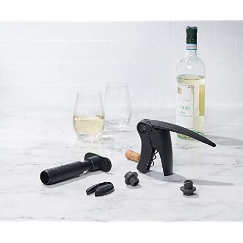 르크루제 Le Creuset, Black/Grey Wine Tool Gift, 5pc Set