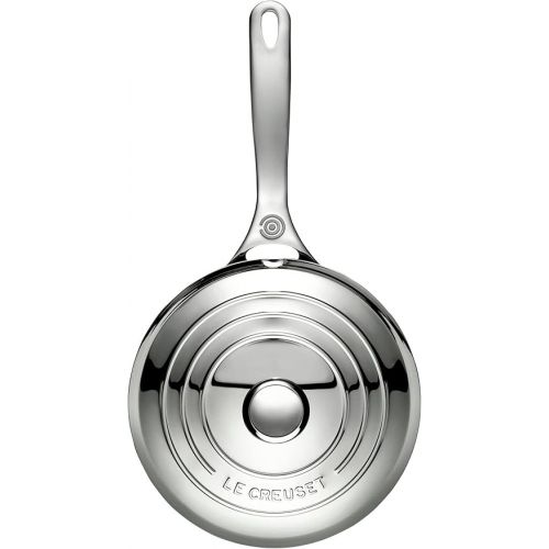 르크루제 Le Creuset Tri-Ply Stainless Steel 2 Quart Saucier Pan