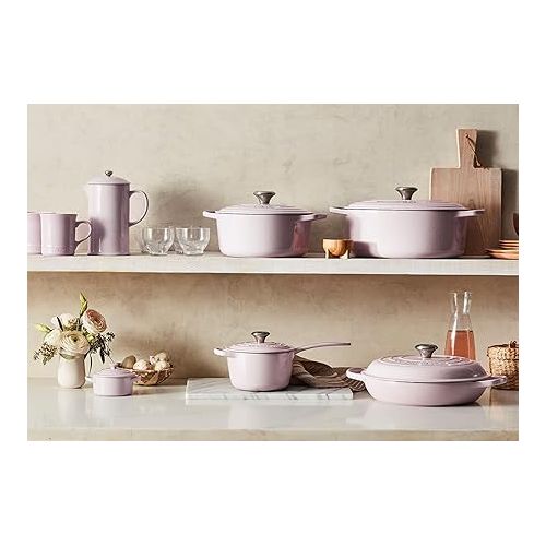 르크루제 Le Creuset Enameled Cast Iron Signature Saucepan, 2.25 qt., Shallot