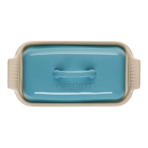 르크루제 Le Creuset Stoneware Heritage Butter Dish, Caribbean