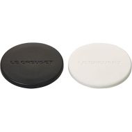 Le Creuset Set of 2 Mill Caps, Black and White, 12