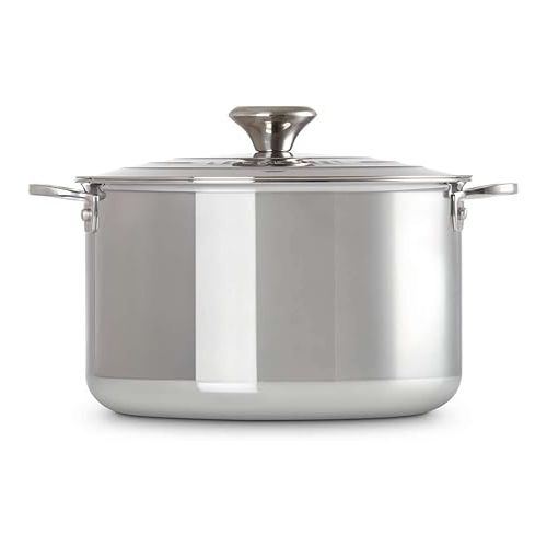 르크루제 Le Creuset Tri-Ply Stainless Steel 7 Quart Stockpot, Medium