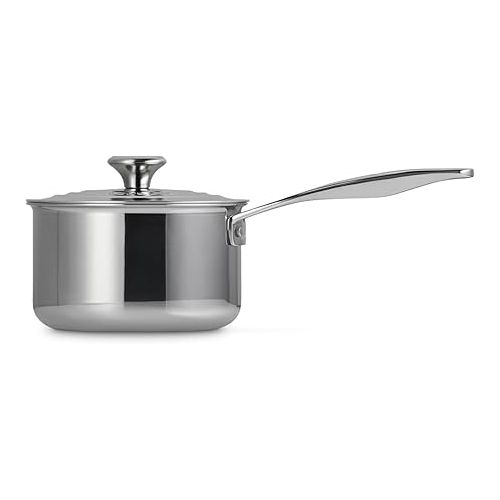 르크루제 Le Creuset Tri-Ply Stainless Steel 2 Quart Saucepan