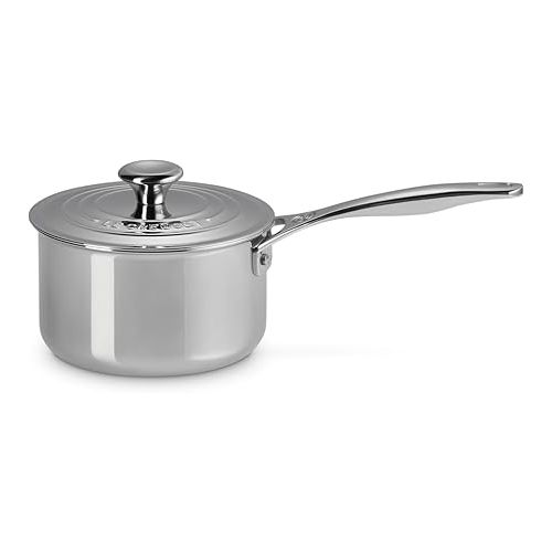 르크루제 Le Creuset Tri-Ply Stainless Steel 2 Quart Saucepan