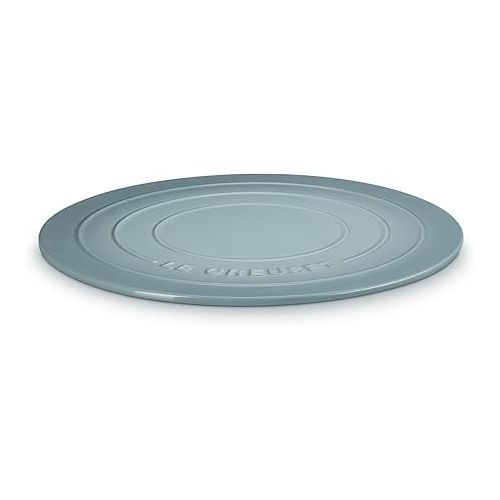 르크루제 Le Creuset Stoneware Round Pizza Stone, 15 in., Sea Salt