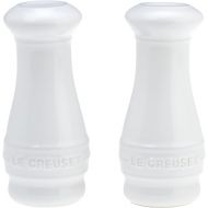 Le Creuset Stoneware Salt & Pepper Shakers Set of 2, 4 oz. each, White