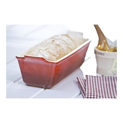 르크루제 Le Creuset Stoneware Heritage Loaf Pan, 9