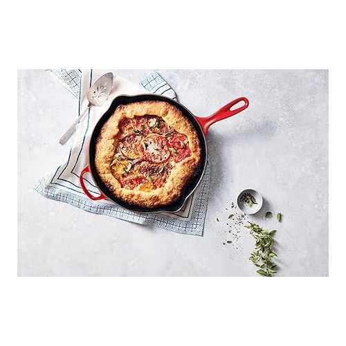 르크루제 Le Creuset Enameled Cast Iron Signature Iron Handle Skillet, 9