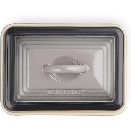 르크루제 Le Creuset Stoneware Butter Dish, 6.75