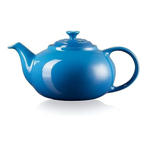 르크루제 Le Creuset Stoneware Classic Teapot, 1.3 L-Marseille Blue