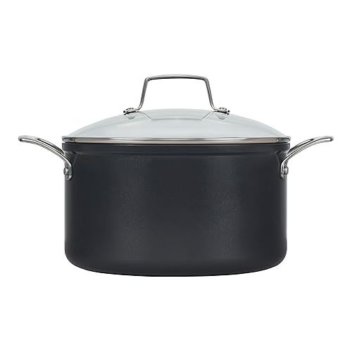 르크루제 Le Creuset Essential Non-stick Ceramic Stockpot with Glass Lid, 6.3 qt.?