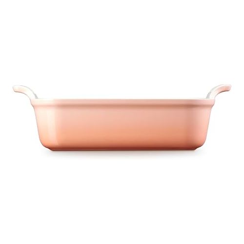 르크루제 Le Creuset Stoneware Heritage Square Baking Dish, 3qt., Peche