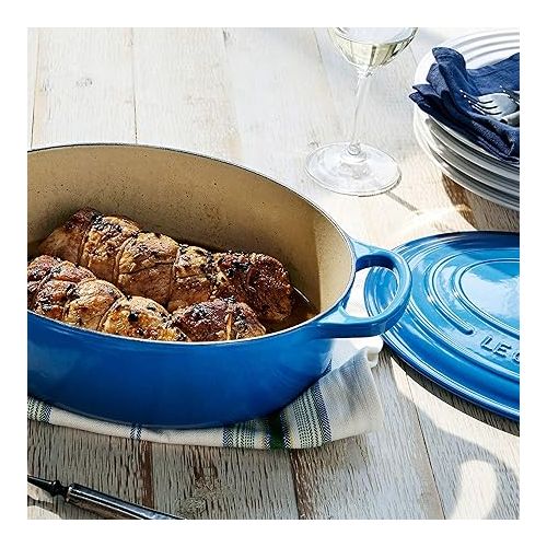 르크루제 Le Creuset Signature Cast Iron Cookware Set - 9 Piece (Marseille)