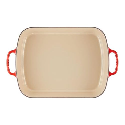 르크루제 Le Creuset Enameled Cast Iron Signature Rectangular Roaster, 7 qt. (12.8