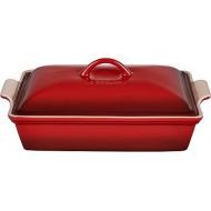 Le Creuset Stoneware Heritage Covered Rectangular Casserole, 4 qt. (12