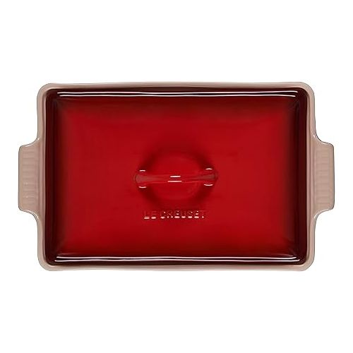 르크루제 Le Creuset Stoneware Heritage Covered Rectangular Casserole, 4 qt. (12