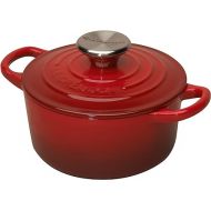 Le Creuset Enameled Cast Iron Mini Cocotte with Lid, 1/3 qt., Cerise