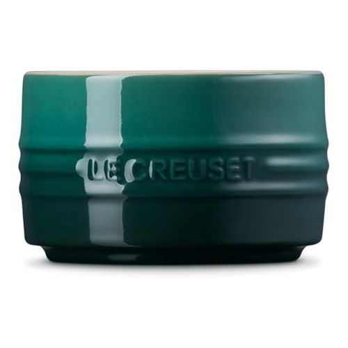 르크루제 Le Creuset Stoneware Round Straight Wall Ramekin, 6.75oz., Artichaut