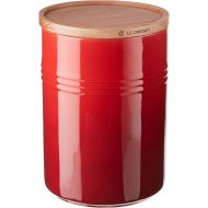 Le Creuset Stoneware Canister with Wood Lid, 2.5 qt. (5.5