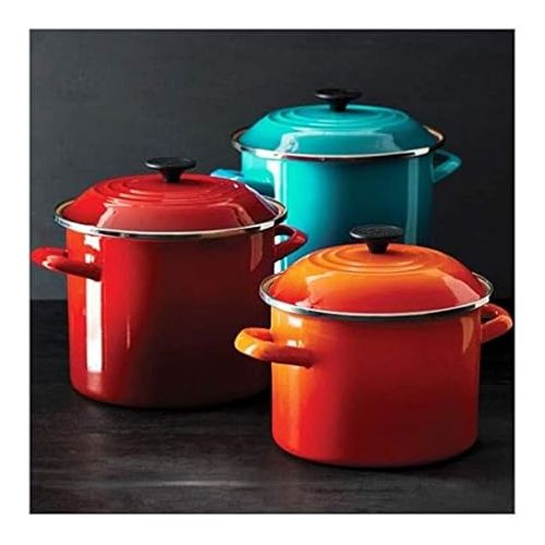 르크루제 Le Creuset Enamel On Steel Stockpot, 8 qt., Marseille