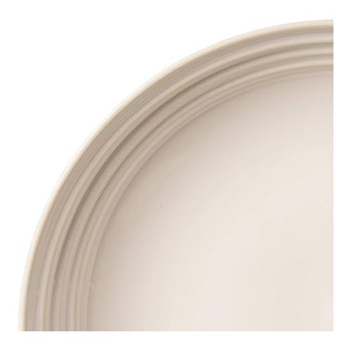 르크루제 Le Creuset Stoneware Pasta Bowls, White, 9.75