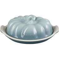 Le Creuset Stoneware Pumpkin Butter Dish, Sea Salt