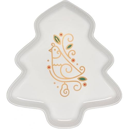 르크루제 Le Creuset Noel Collection Stoneware Partridge in a Pear Tree Platter, 14