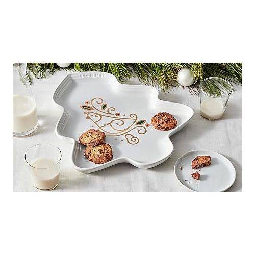 르크루제 Le Creuset Noel Collection Stoneware Partridge in a Pear Tree Platter, 14