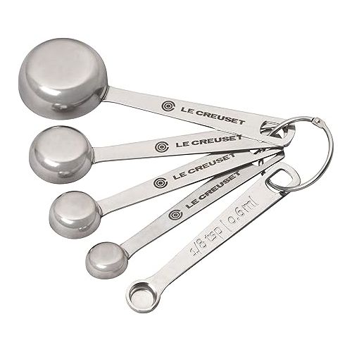 르크루제 Le Creuset Stainless Steel Measuring Spoons, Set of 5