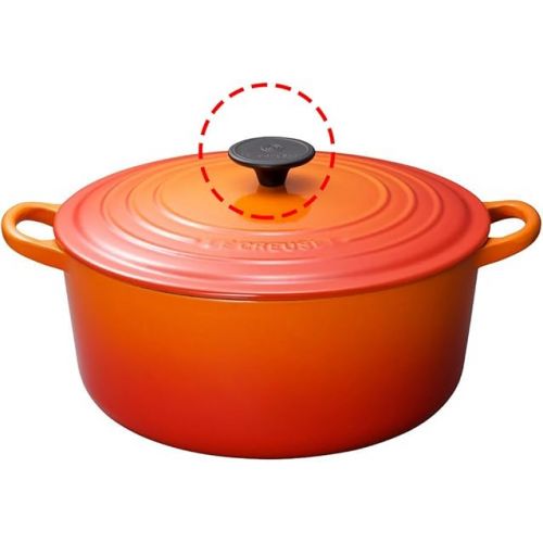 르크루제 Le Creuset L9431N-55 Classic Phenolic Knob, Large