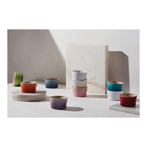 르크루제 Le Creuset Stoneware Stackable Ramekin, 7 oz., Caribbean