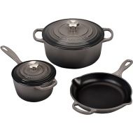 Le Creuset Enameled Cast Iron Signature Cookware Set, 5 pc. , Oyster