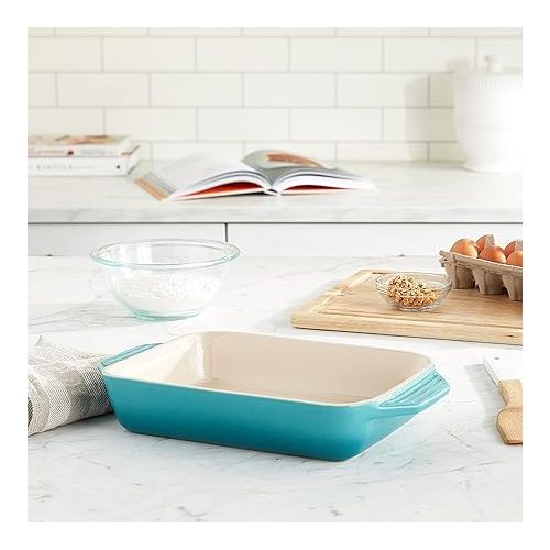 르크루제 Le Creuset Stoneware Rectangular Dish, 1.8 qt. (10.5