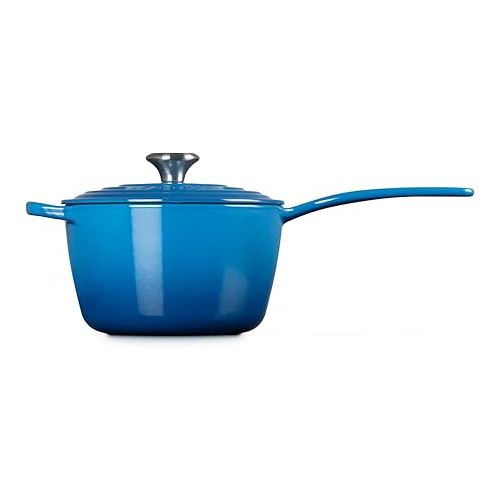 르크루제 Le Creuset Enameled Cast Iron Signature Saucepan, 2.25 qt., Marseille