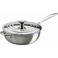 Le Creuset Tri-Ply Stainless Steel 3.5 Quart Saucier Pan