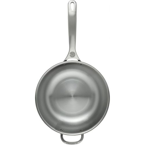 르크루제 Le Creuset Tri-Ply Stainless Steel 3.5 Quart Saucier Pan